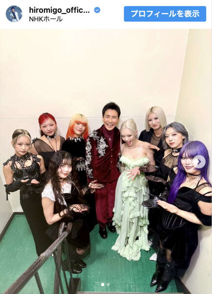 紅白“一区切り”の郷ひろみ、ちゃんみな＆HANAとの豪華ショットに反響